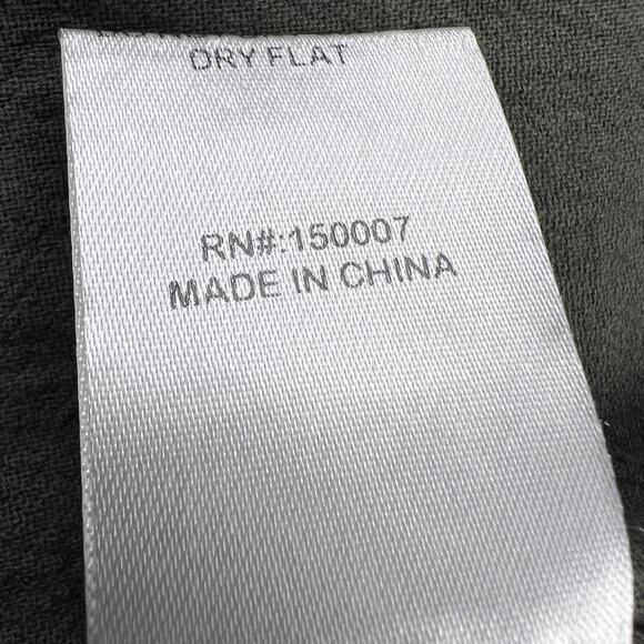 Veveret Flowy Boho Embroidered Mini Dress Boxy Oversized Khaki Green Size S - Picture 12 of 15